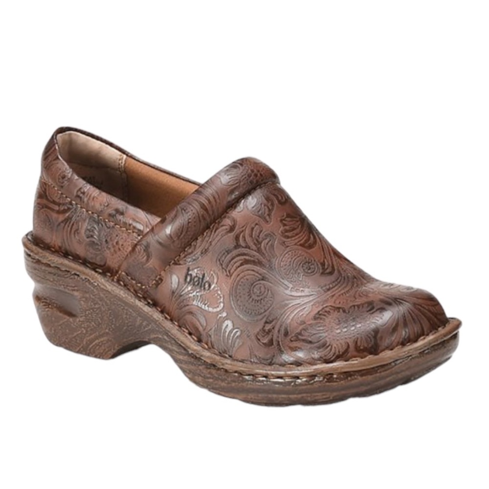 Born Concepts Peggy Brown‎ Slip on Clogs 9.5 EUC